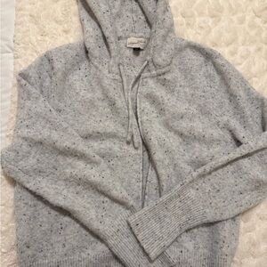 Universal Thread Light Gray Zip-Up Sweater